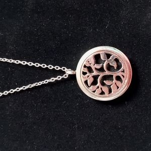 Stainless Tree of Life Aromatherapy Necklace